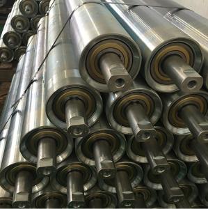 China Chain Driven Conveyor Belt Drive Rollers , Heavy Duty Metal Conveyor Rollers on sale