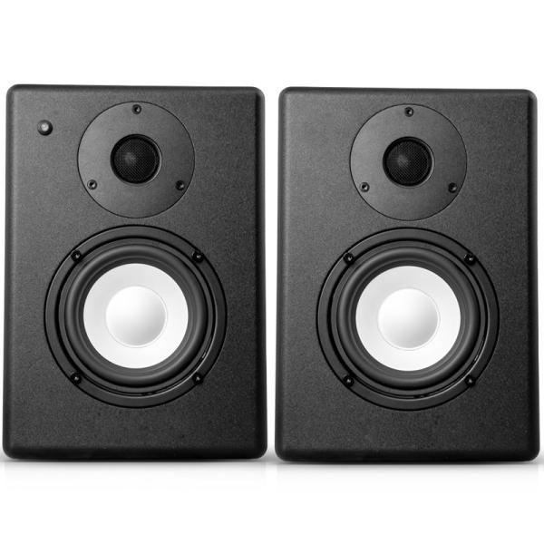 5.25 Inch 6 Inch Studio Monitors Pair Powered Active Monitor Speakers For Computer HiFi Audio