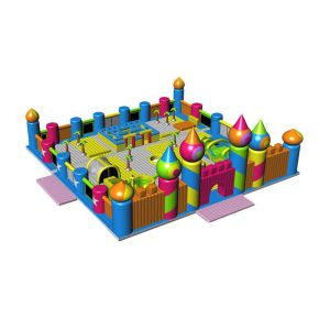 Buy cheap Customized Waterproof 1000D Tarpaulin Inflatable Theme Park from wholesalers