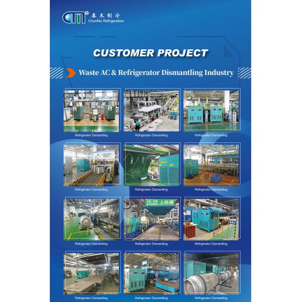 25HP 3 Stage ISO Tank Refrigerant Recovery Station CM580 With ATEX Certification