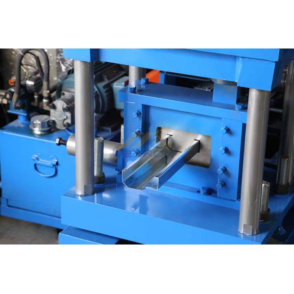 Easy Operation Door Frame Roll Forming Machine 240mm High Speed Steel