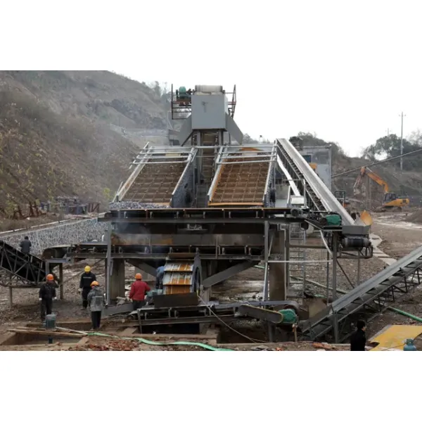 Aggregate Screen 4 Deck Layers Crushed Stone Vibrating Screen Machine