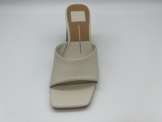 Block type Womens Mule Heels With Open Toe OEM ODM