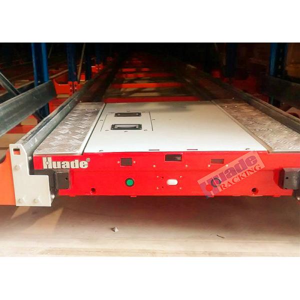 Freezers Radio Shuttle Racking 2 Aisles Heavy Load Industrial Pallet Racks Customized