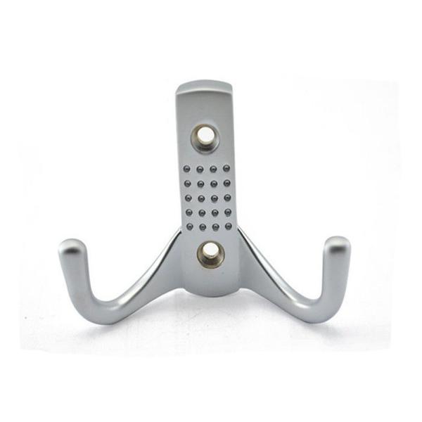 Solid Gold Cloth Hanging Cap Hooks , Zinc Alloy Silver Decorative Wall Mounted Back Holders