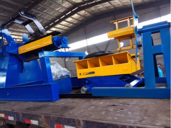 Durable Steel Uncoiler Auto Decoiler Machine With Hydraulic Pump Station For Metal Slitting Line