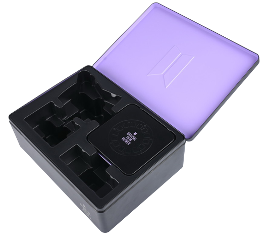 Luxury Rectangular Tin Can With Hinged Lid Rectangle Gift Box Matt Varnish