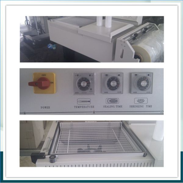 Hipac Semi-Automatic Shrink Wrapping Machine with 500-800pcs/hr Efficiency and 110V/220-240V Power Supply