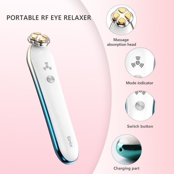 USB Rechargeable Heated 2Watt Eye And Face Massager