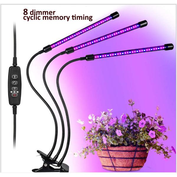 Full Spectrum 30 Watt LED Grow Light With Clip Timing Stands 1200LM 5V Input