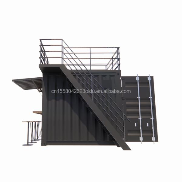 Mini 10ft Pop-up Store Sturdy Steel Frame Container Bar Stall with Galvanized Steel Bending