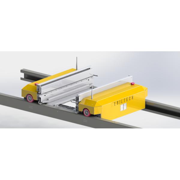 Max 4m Height Radio Shuttle Racking System Multi Deck Warehouse Shuttle System