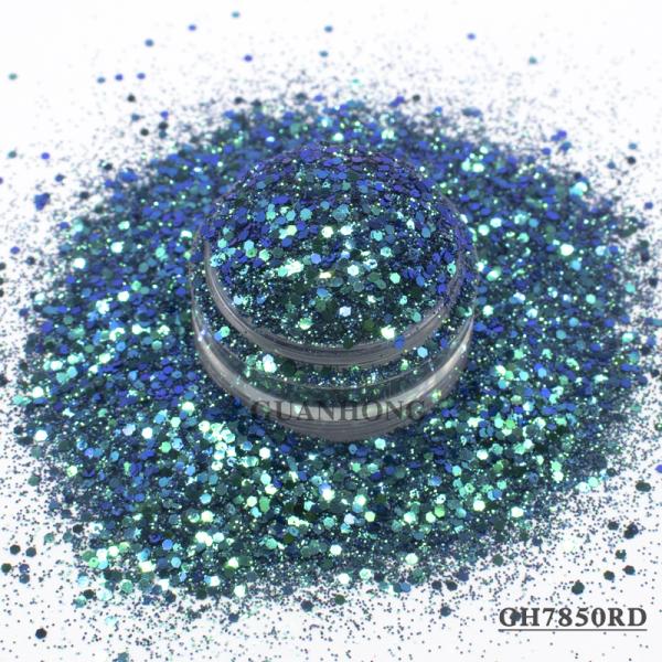 Hexagonal Loose Reflective Chameleon Glitter Mixes Fine Powder Bulk Makeup