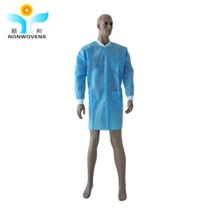 Buy cheap Enduring Disposable Medical Coat Lightweight Nonwoven Sms Material product