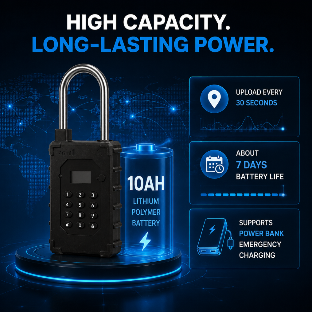 VK16-Pro 4G Smart Logistics Electronic Lock