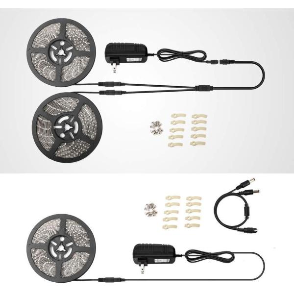 LED UV Black Light Strip Kit 12V LED Ribbon Light Strip 2835 IP65 Waterproof UV LED Strip