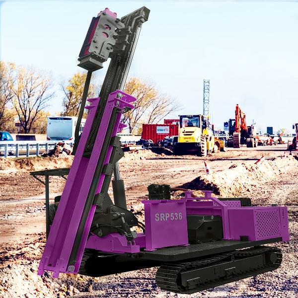 Small Pile Driving Equipment Photovoltaic Construction Machinery Pile Driver Machine