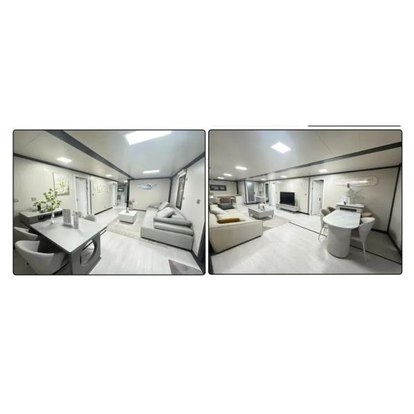 20FT Expandable Prefab Container House with Weatherproof and Corrosion Resistant Steel Frame for Quick Installation