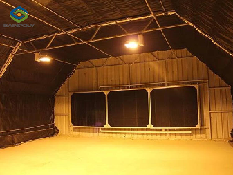 Electrical Control Mushroom Growing Greenhouse With Hot Galvanizing Pipe Structure