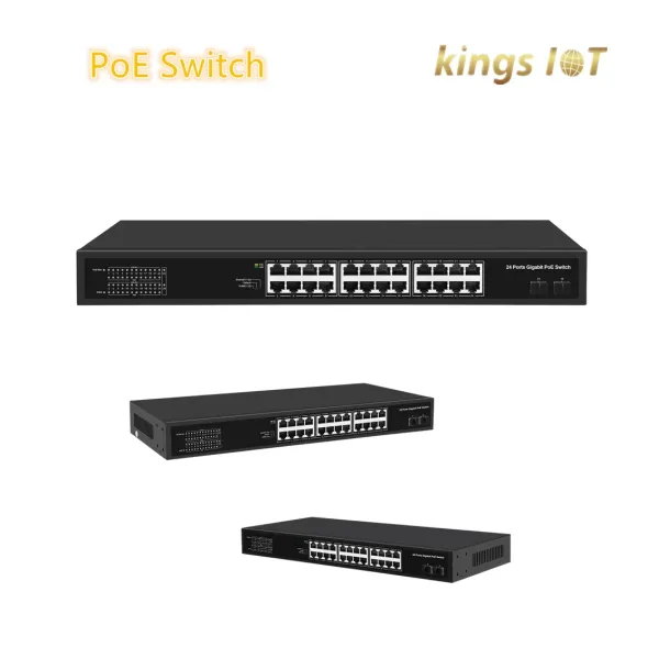 24-Ports Poe Network Switch All Ports Support IEEE 802.3X Full-Duplex Flow Control and Backpresure Half-Duplex Flow Control