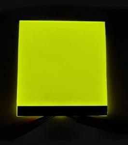 Buy cheap 2.3mm Thick Yellow Monochromatic LCD Display Backlight Custom Size product