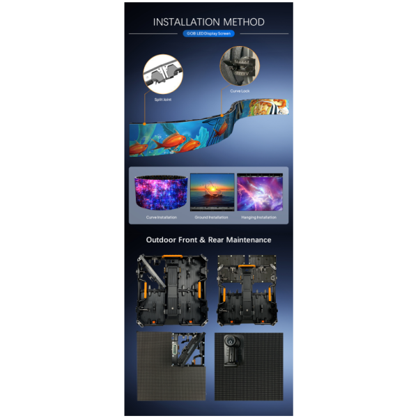 Factory Customized Outdoor Rental LED Display Screen Outdoor LED Panel Stage LED Screen