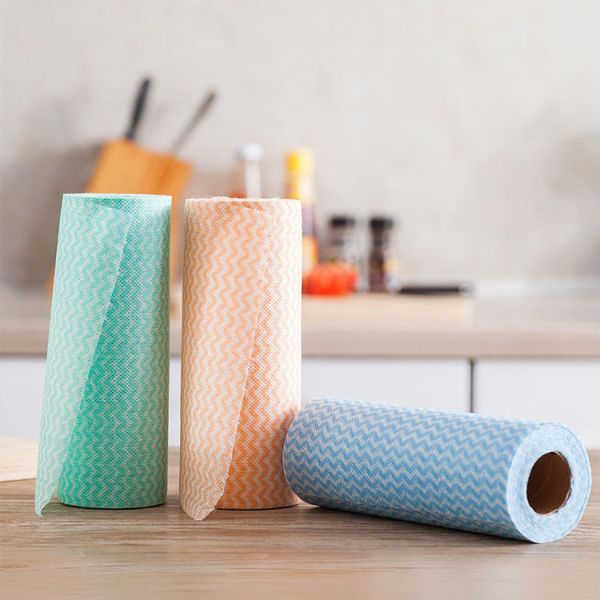Nonwoven OEM Oil Absorbent Disposable Cleaning Cloth Household Kitchen Multi-Purpose Cloth Wipes Reusable Cleaning Wipe