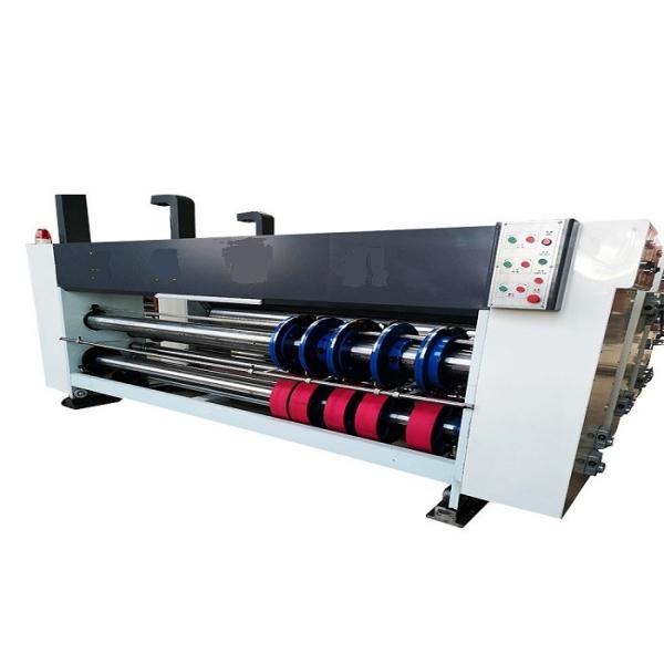 3 Colors Print Slot Die Cut Carton Box Making Machine 5.5KW