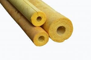 Buy cheap 96 kg/m3 Glass Wool Pipe Insulation ， Fiberglass Pipe Insulation product