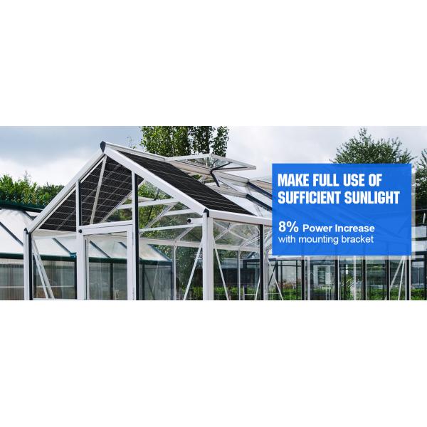 Monocrystalline Solar Panel Kit MPPT Off Grid 400 Watt 12V