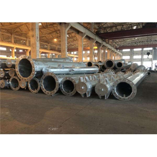 Customizable Hot Dip Galvanized Steel Pole For Electricity Distribution
