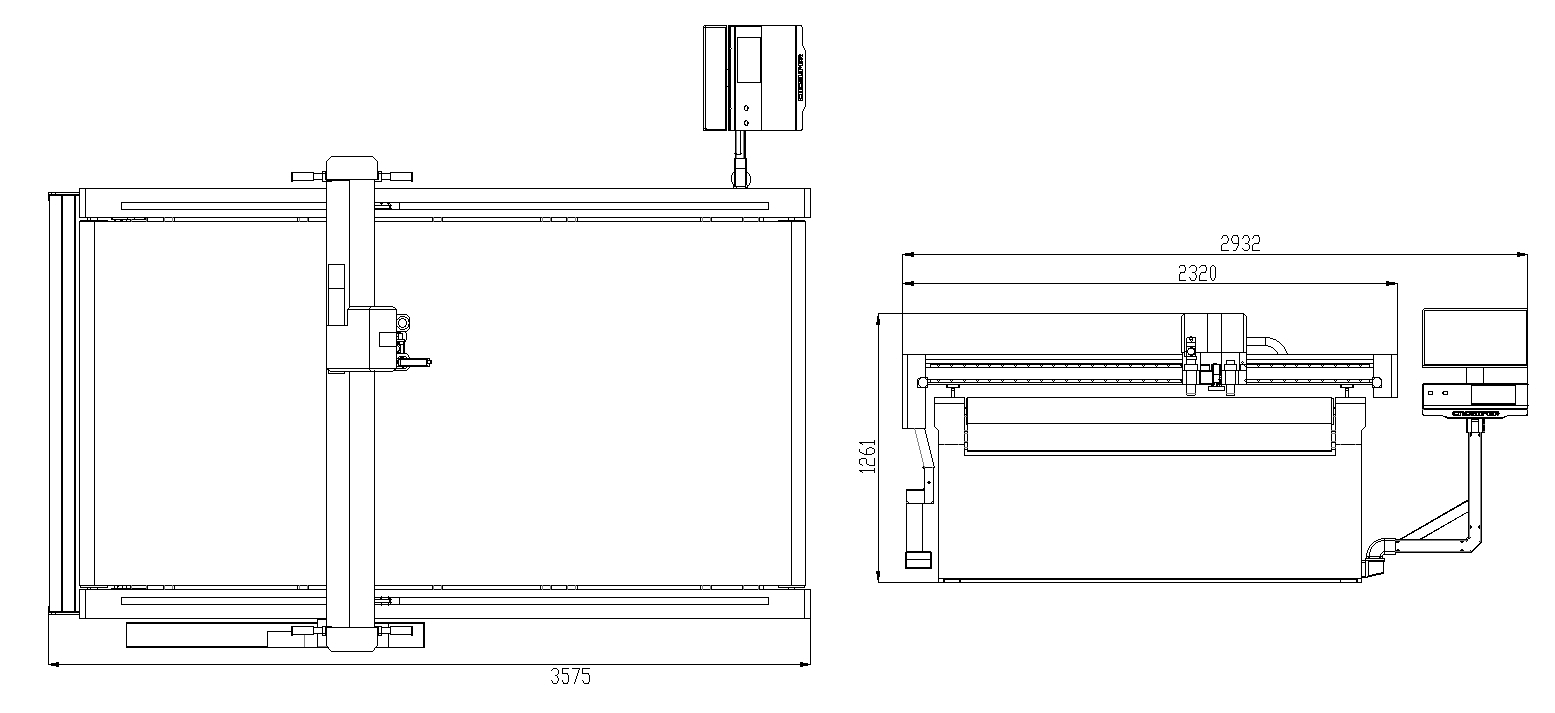 Digital Automatic Cutting Machine for Packaging Advertising Clothing Industry