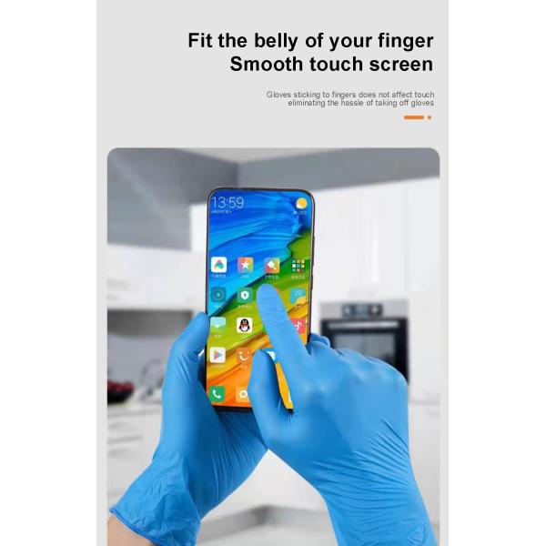 Disposable Medical Nitrile Gloves 7 Mil Plastic Powder Free