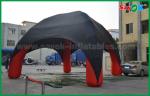 Inflatable Tent Dome Red / Black Spider Inflatable Dome Tent 4 Legs With Oxford