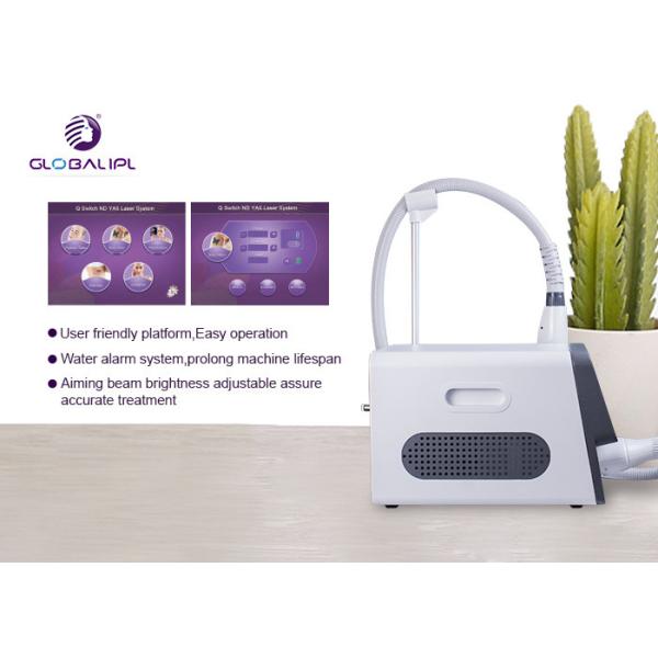 Tattoo Removal Q Switched Nd Yag Laser 1 To 6Hz Frequency 220V / 110V Voltage