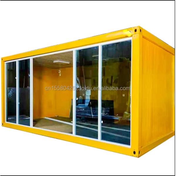 20ft or 40ft Mobile Folding Container House for Refuge Chamber Using Galvanized Steel Square Tubes as Main Structure
