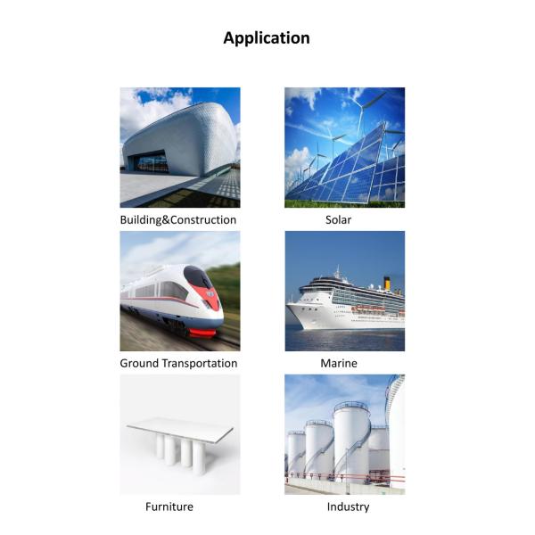 3.0mm Aluminium Honeycomb Composite Panel 2000mm Width Non Combustible