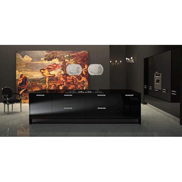 Scratch Resistant Wardrobe High Gloss MDF Panels With PET Film