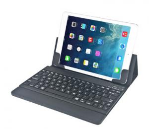 China bluetooth keyboard leather case for ipad air on sale
