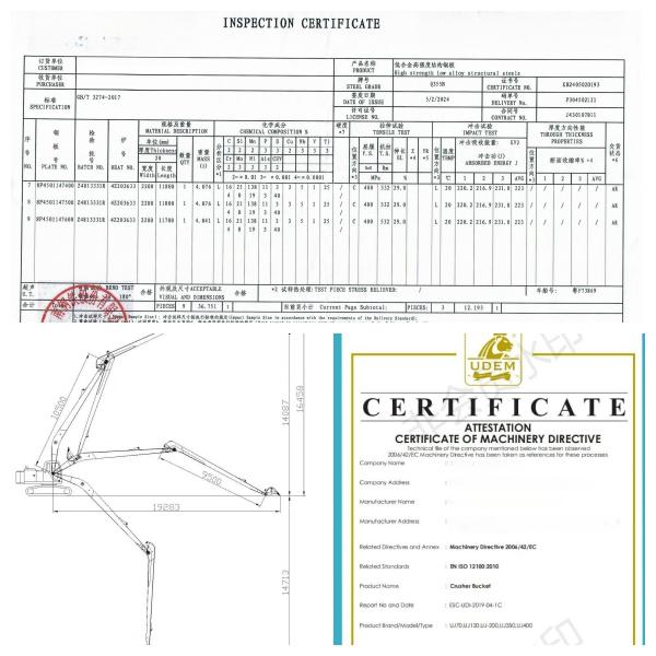 Digging Excavator Bucket Attachment Customized for Komatsu PC78 PC78US PC78UU