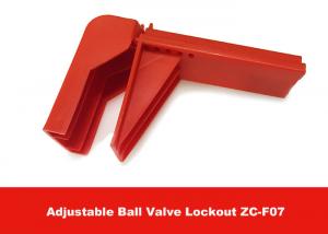 326G Durable Plastic Flame-retardant Material Valve Lock Out , English Labels is Available