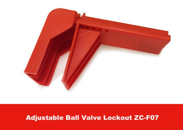 Quality 326G Durable Plastic Flame-retardant Material Valve Lock Out , English Labels is Available for sale