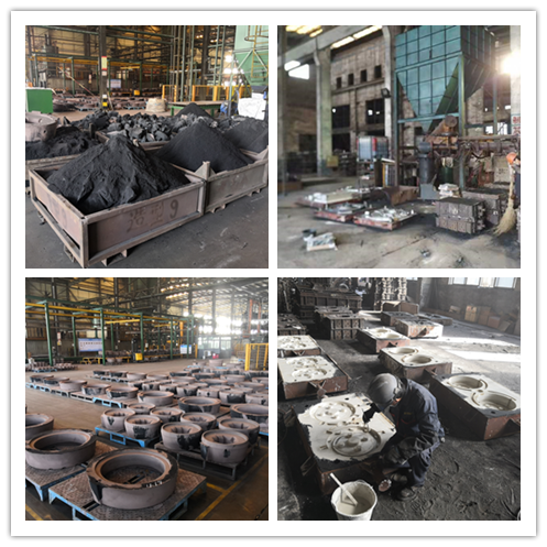 Ductile Cast Iron Parts Machine Shell Castings Oem Available Finish Painting