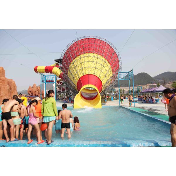 Water Park Equipment Super Tornado Water Slide Above Ground Pool Waterslide