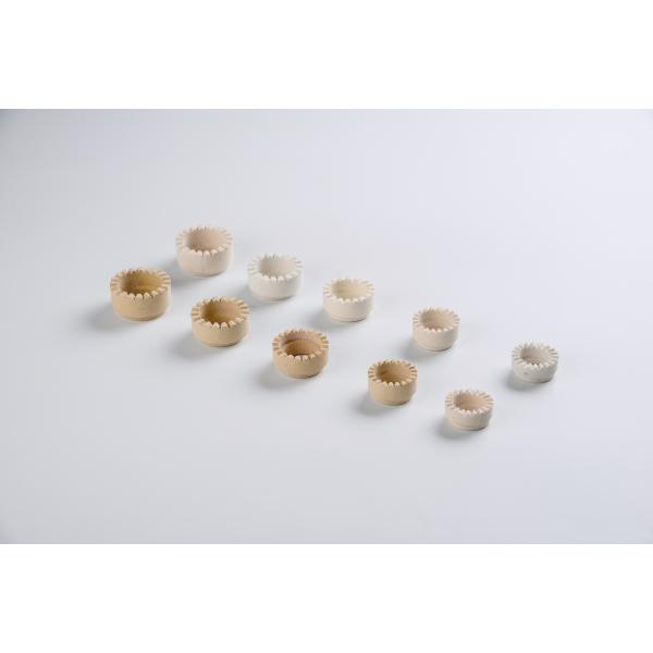 ROHS Cordierite Stud Welding Ceramic Ferrule For Ceramic Base Weld Stud With Ferrule