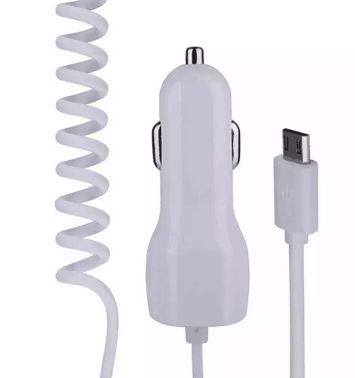 2016 lastest model 12~24V 5v-2.1A metal car charger with cable for iphone car charger