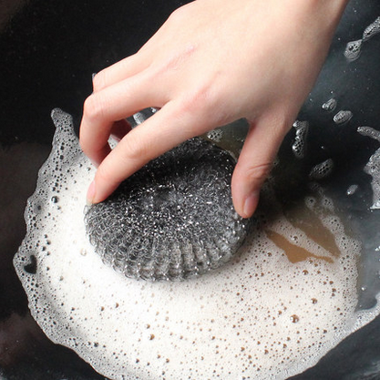 One Silk Technology Galvanized Scourer Ideal For Kitchen Pots And Pans