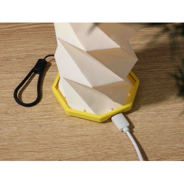 Rotating Folding Origami Light Fixture Large Paper Floor Lamp Touch Control