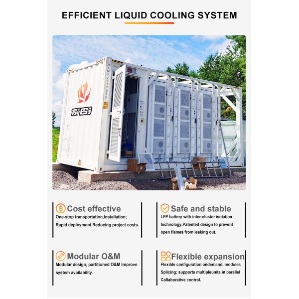 IP55 High Protection Container BESS with HVAC and Forced Air Cooling System