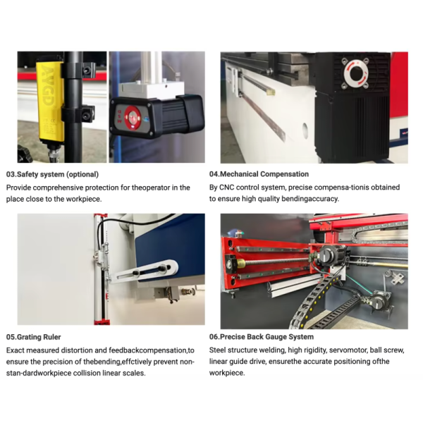 Automatic CNC Hydraulic Bending Machine High Accuracy Fast Speed for Metal Processing